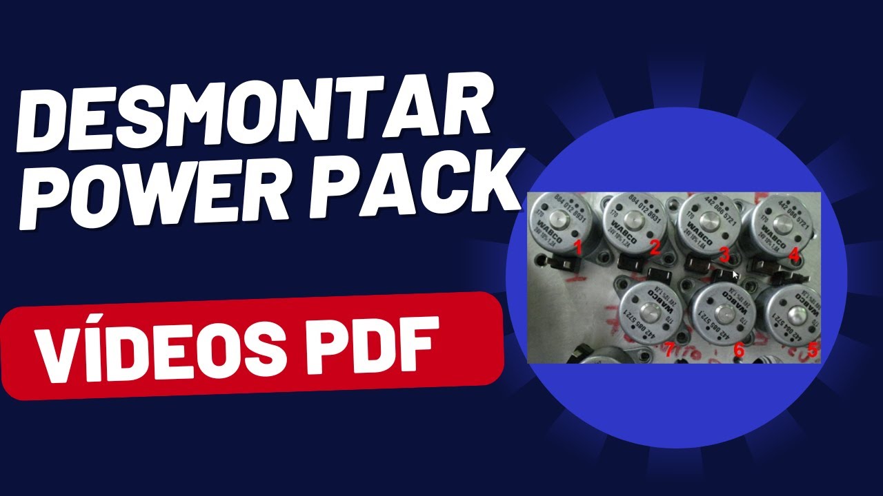 DESMONTAGEN E MONTAGEN DO POWER PACK 6AS 1010BO