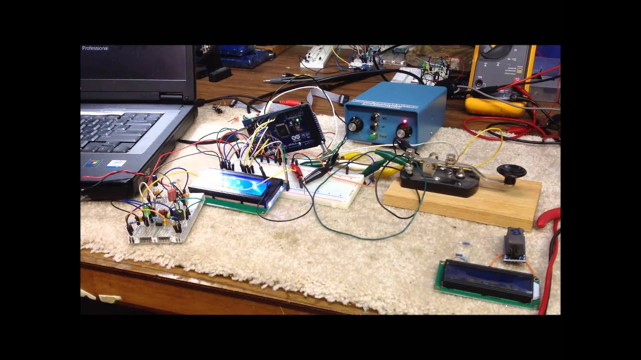 Homebrew Arduino CW (Morse) Decoder & 4 Line LCD Display - Cheap