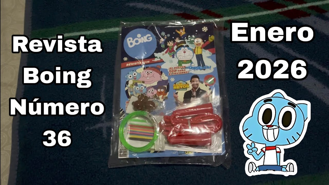 Revista Boing número 36 de enero 2026 - Unboxing by @ToniDexter 