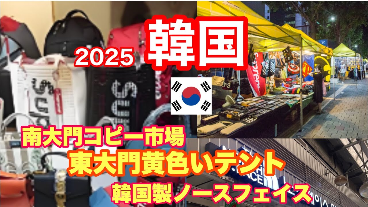 夏の韓国　広蔵市場で食い倒れしてコピー品を物色するよ