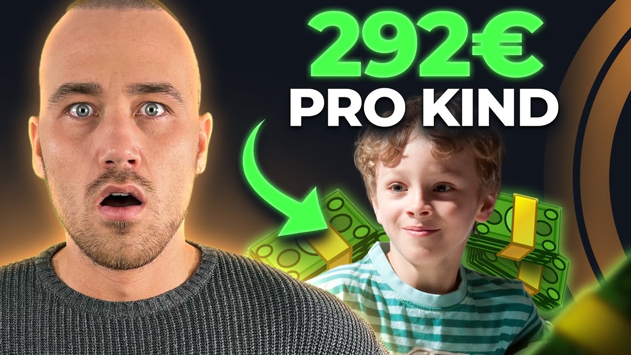 So bekommst du 292€ Kinderzuschlag pro Monat ZUSÄTZLICH zum Kindergeld!