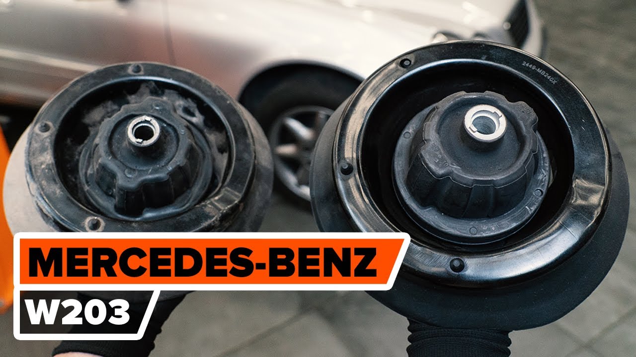 Comment remplacer une coupelle d'amortisseur sur MERCEDES-BENZ W203 Classe C [TUTORIEL AUTODOC]