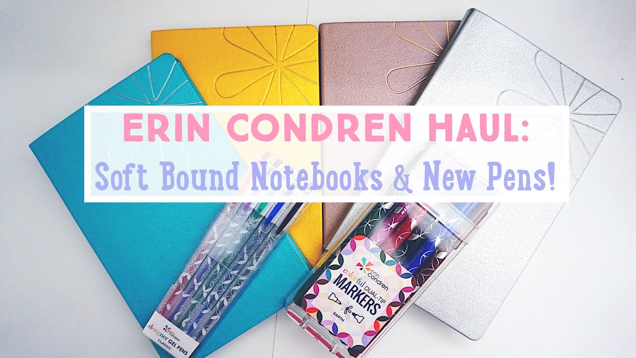 Soft Bound Notebooks & New Pens! Erin Condren