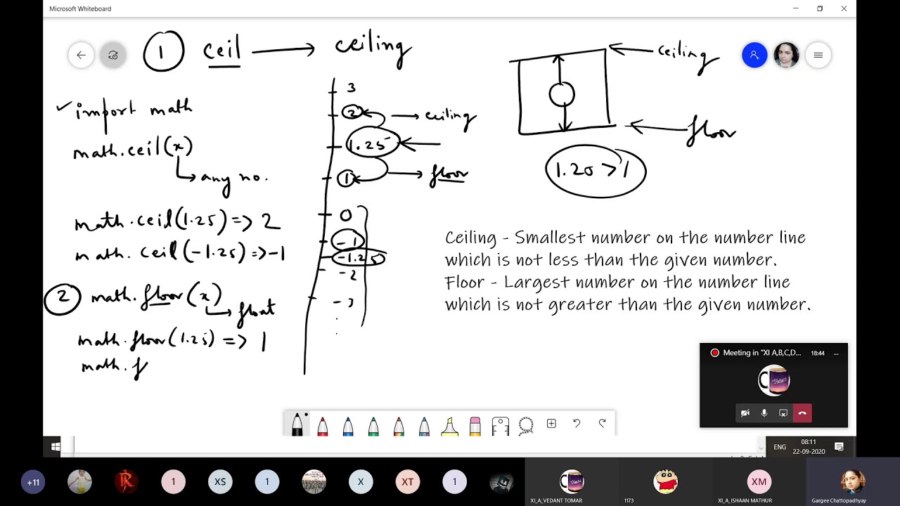 COMPUTER SCIENCE | CLASS 11 | MATH FUNCTIONS | PYTHON EXPRESSIONS