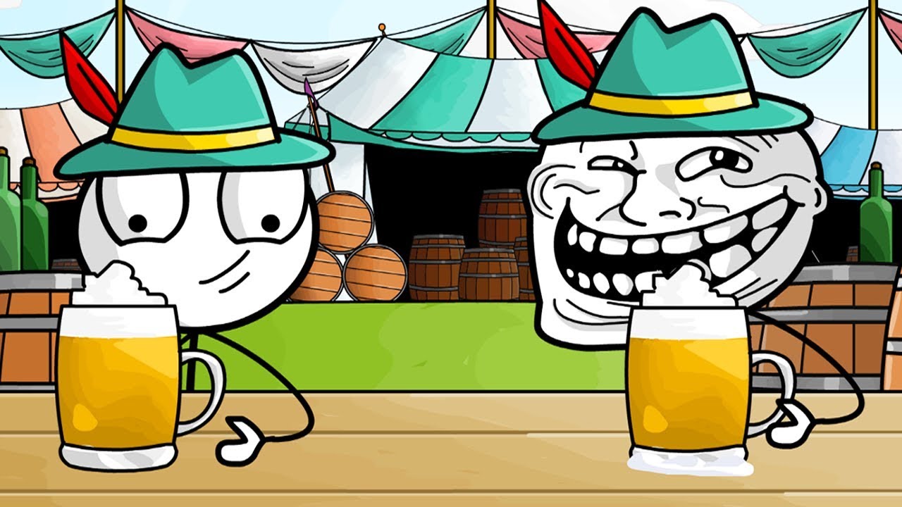 Trollface Adventure - All Levels Walkthrough - Wins/ Fails Gameplay