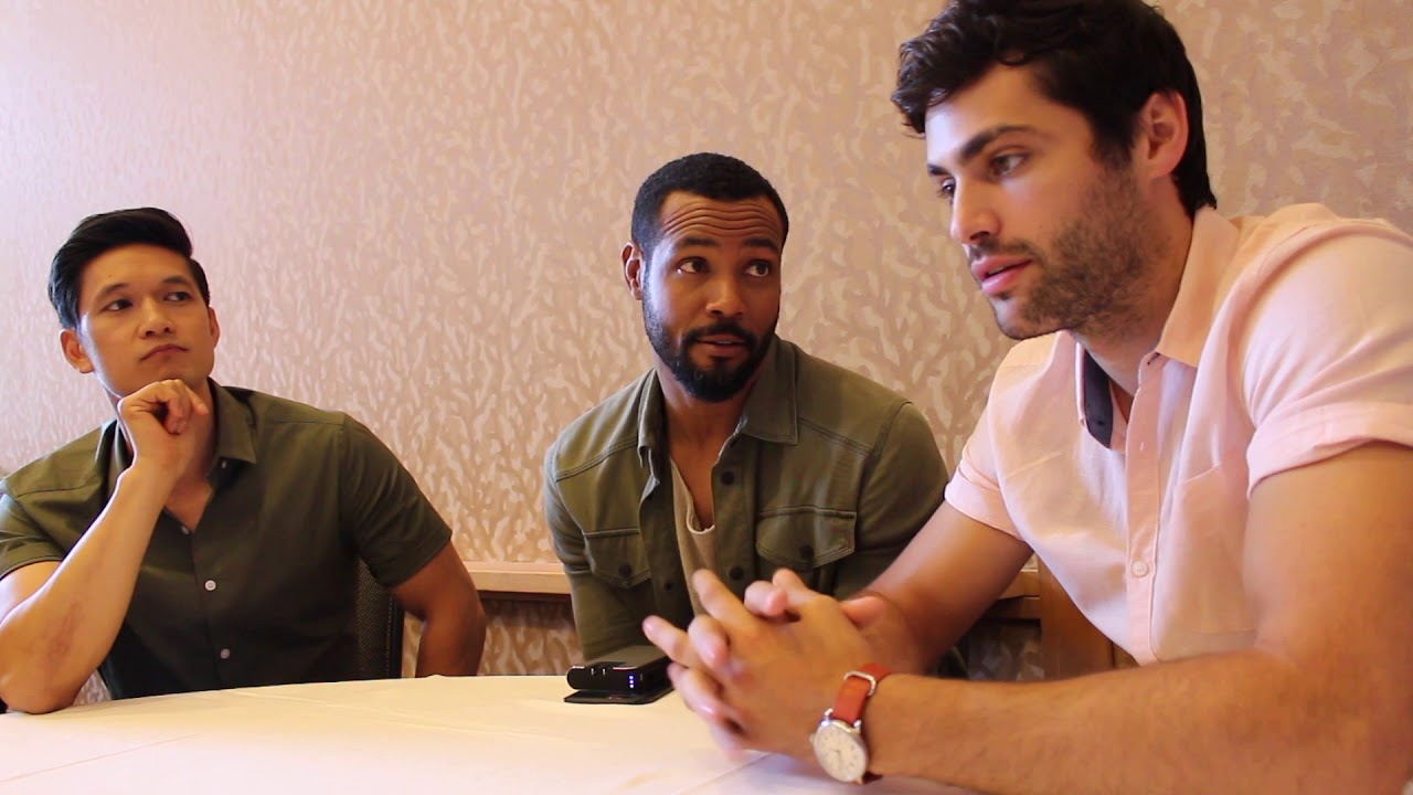 Harry Shum Jr., Matthew Daddario & Isaiah Mustafa - Shadowhunters - SDCC 2017