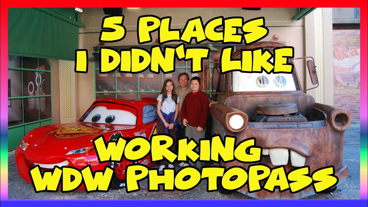 5 Places I Didn't Like Working at Disney's Photopass- Ep 135 Confessions of a Theme Park Worker
