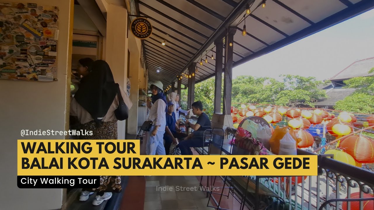 TUR JALAN KAKI MENYUSURI BALAI KOTA SURAKARTA & EXPLORE PASAR GEDE SOLO 🌳 RAMAI MENJELANG IMLEK 2025