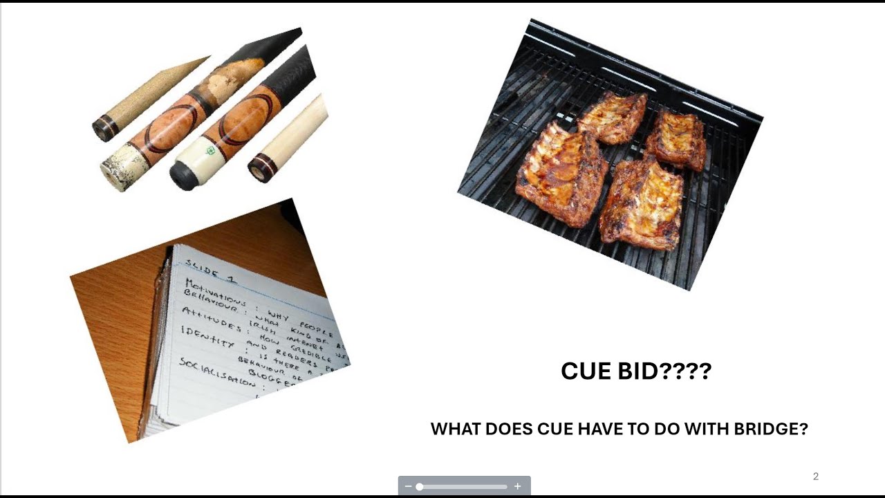 Bridge Support Cue Bids