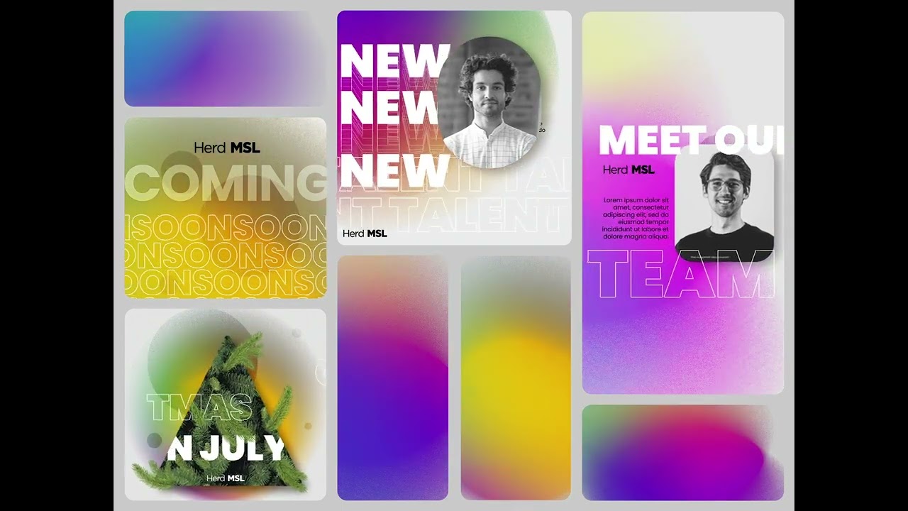 Design Inspiration: Herd MSL Social Kit by Denys Nichele