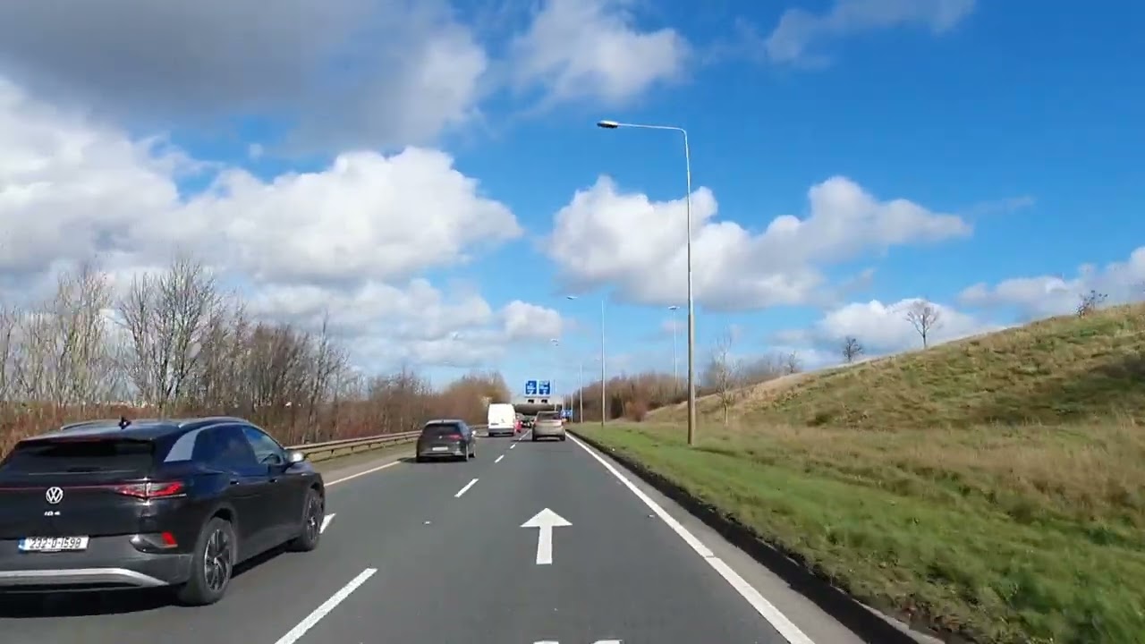 Ireland - Clonee - M50 North - M1 - Donabate