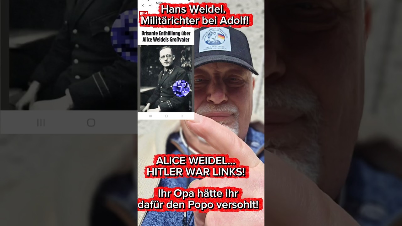 Alice Weidel & ihr Opa: Warum er ihr f&uuml;r DIESEN Hitler-Satz den Arsch versohlt h&auml;tte! 🍑💥
