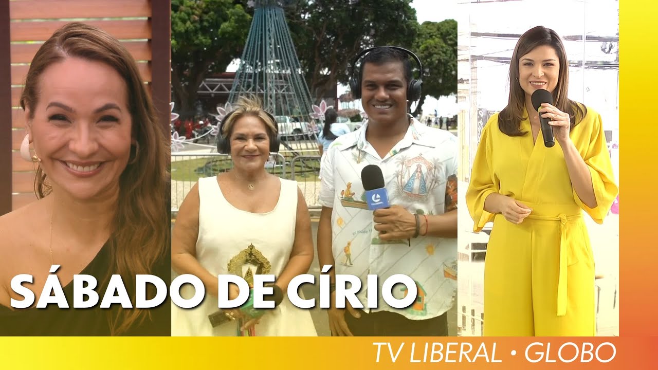 Transições: Programação do Sábado de Círio na TV Liberal (11/10/2025)