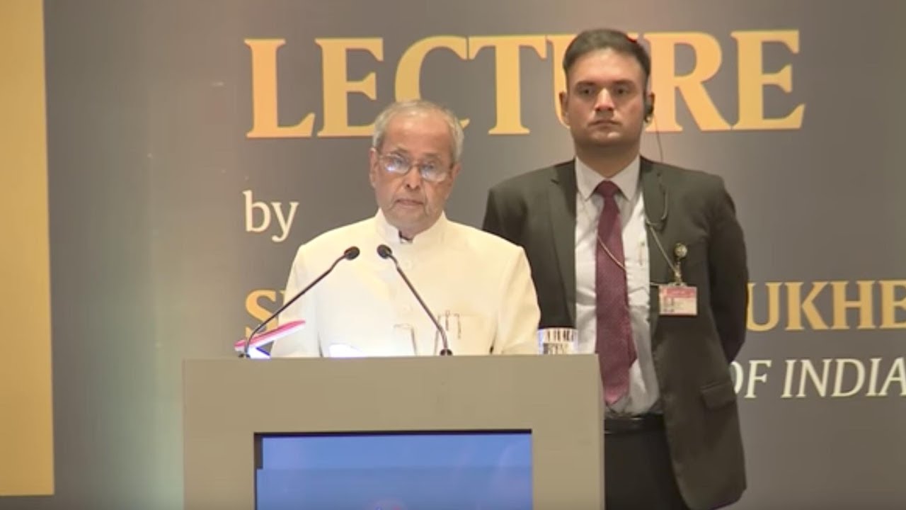 President Pranab Mukherjee Delivers The Second Ramnath Goenka Lecture