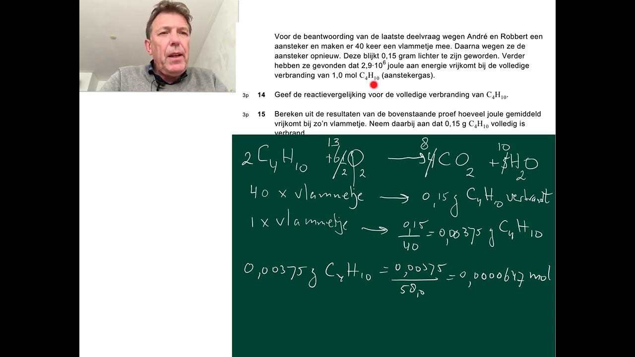 HAVO 29   Reactievergelijking en verbrandingen