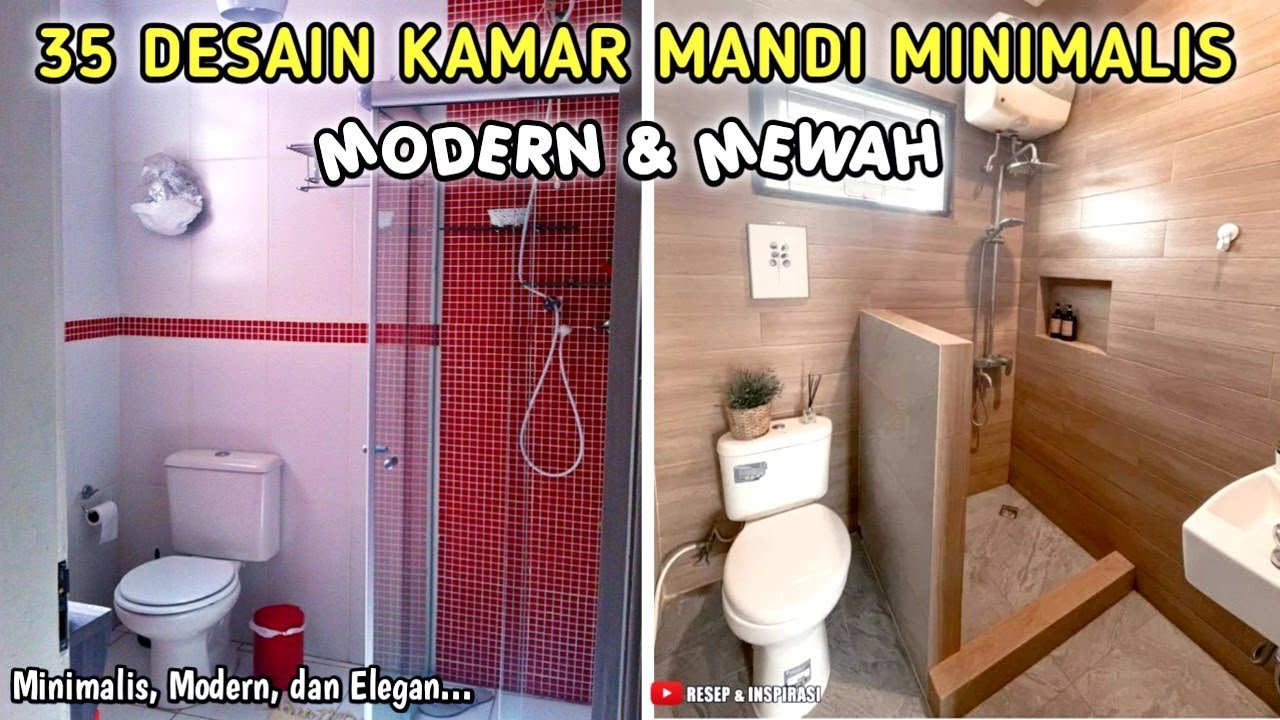 30 DESAIN KAMAR MANDI MINIMALIS MODERN DAN MEWAH | LINK PEMBELIAN PRODUK ADA DI DESKRIPSI