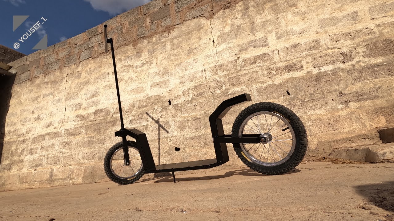 Я сделал скутер без мотора. 🛴🛴