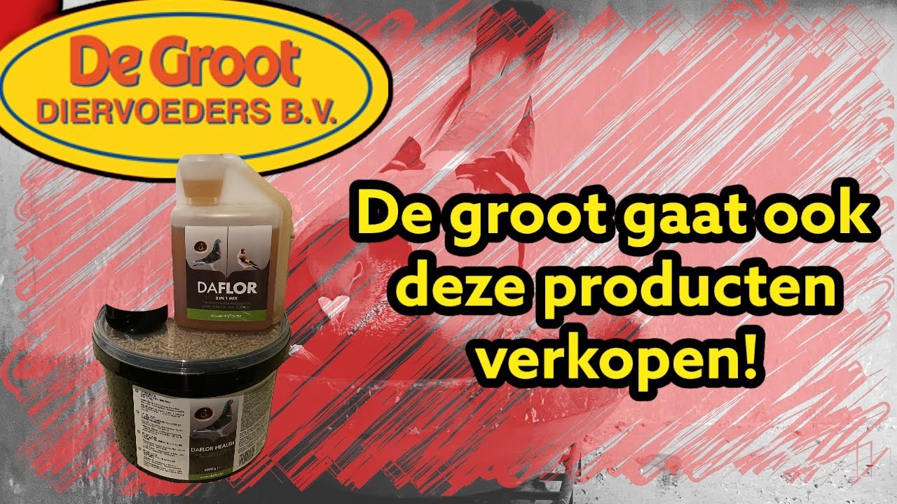 Ook de groot gaat deze producten verkopen | Gezondere postduiven |