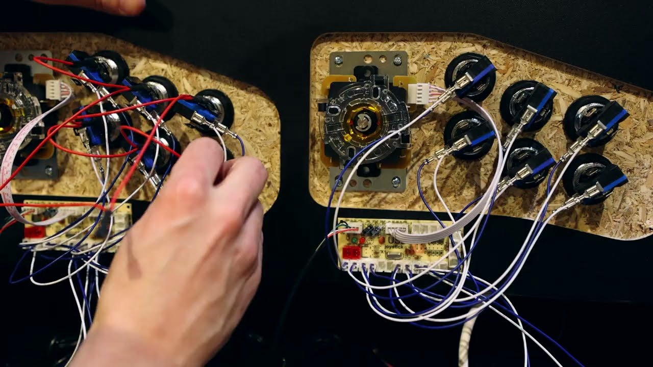 FABRIQUER SON BARTOP [7/11] Câblage des boutons et des joysticks sur les encodeurs USB