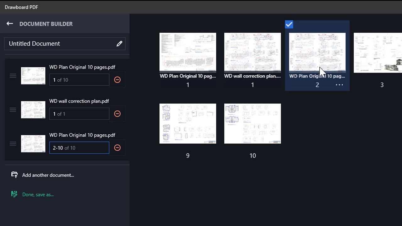 Drawboard PDF Pro, adding a revision