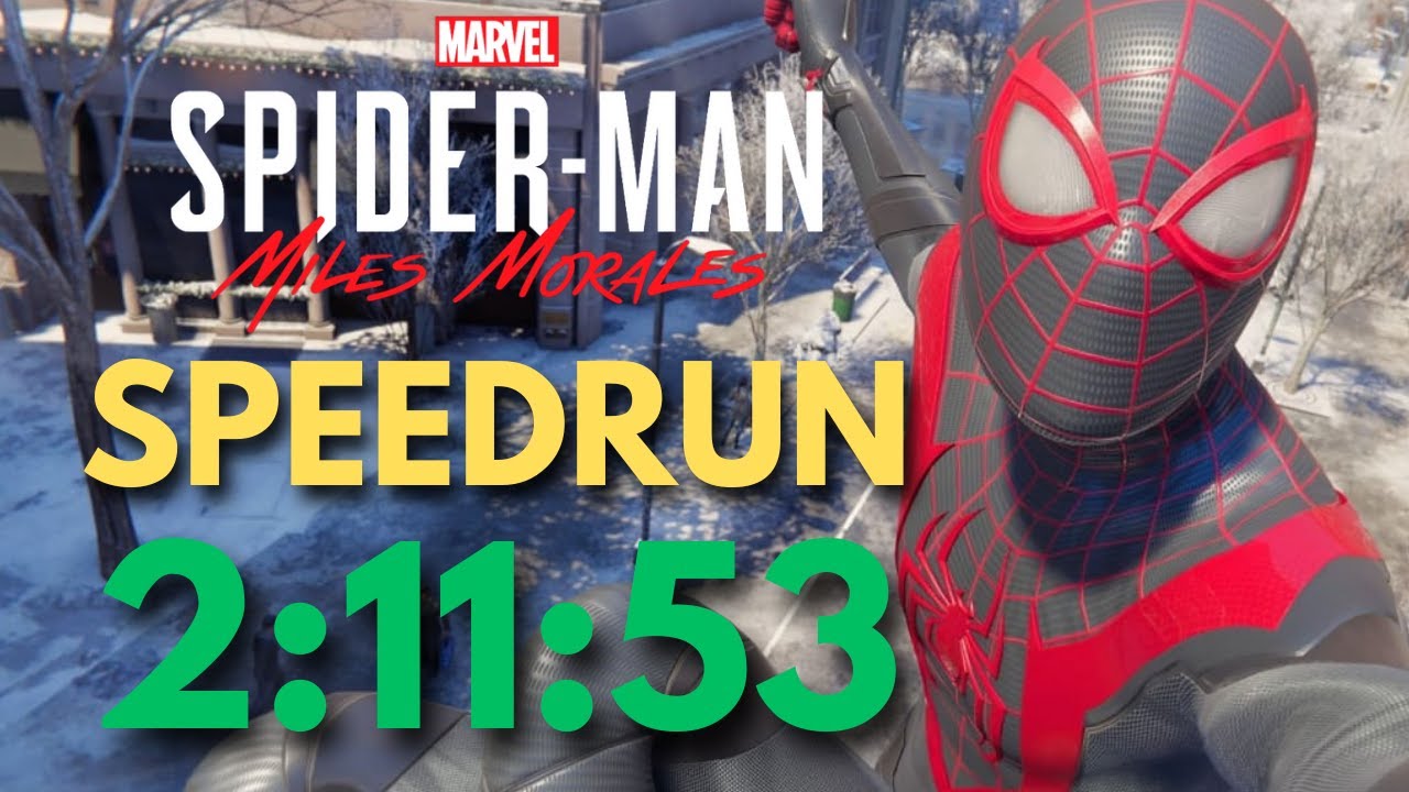 (FORMER WORLD RECORD) Marvel's Spider-Man: Miles Morales NG+ Speedrun in 2:11:53