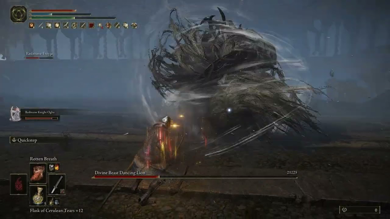 Divine Beast Dancing Lion Boss Fight (Full Battle) | Elden Ring DLC