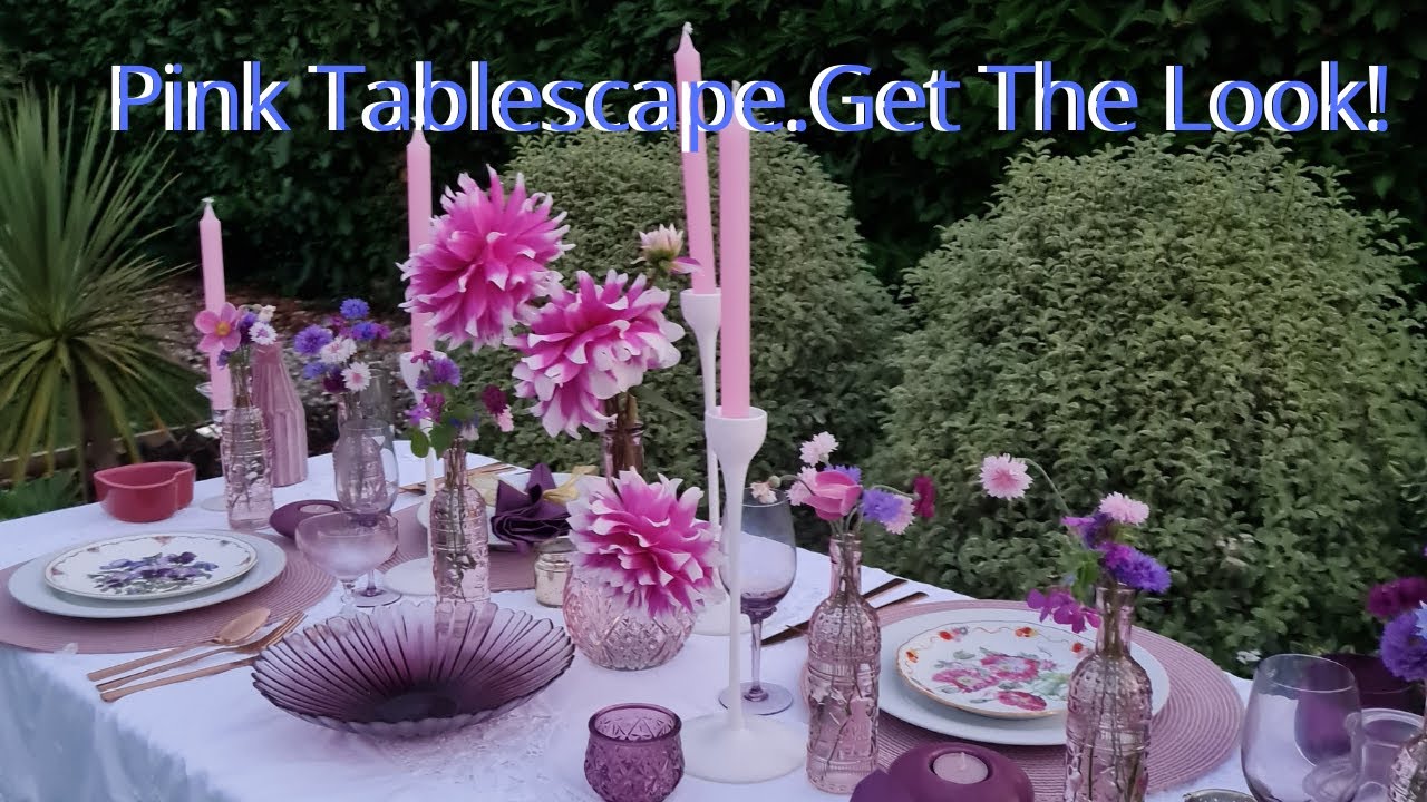 A Pink Tablescape Get The Look!