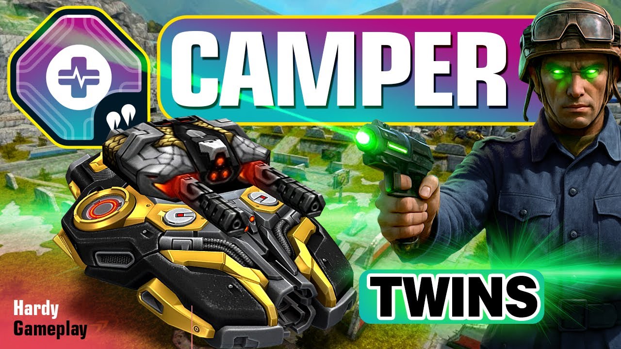TWINS CAMPER  & Crusader Excelsior 👊 Hardy || Tanki Online 2025 (Gameplay)