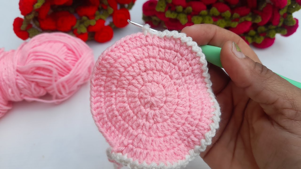How to Crochet a Perfect Round Circle | Easy Step by Step Tutorial for Beginners 🧶✨
