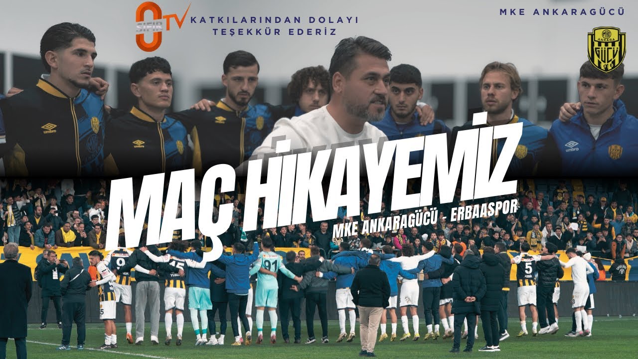 Merkür Jet Erbaaspor Maç Hikayesi Şimdi Yayında! 🔥🔥⚡️#Ankaragücü 💛💙🧿
