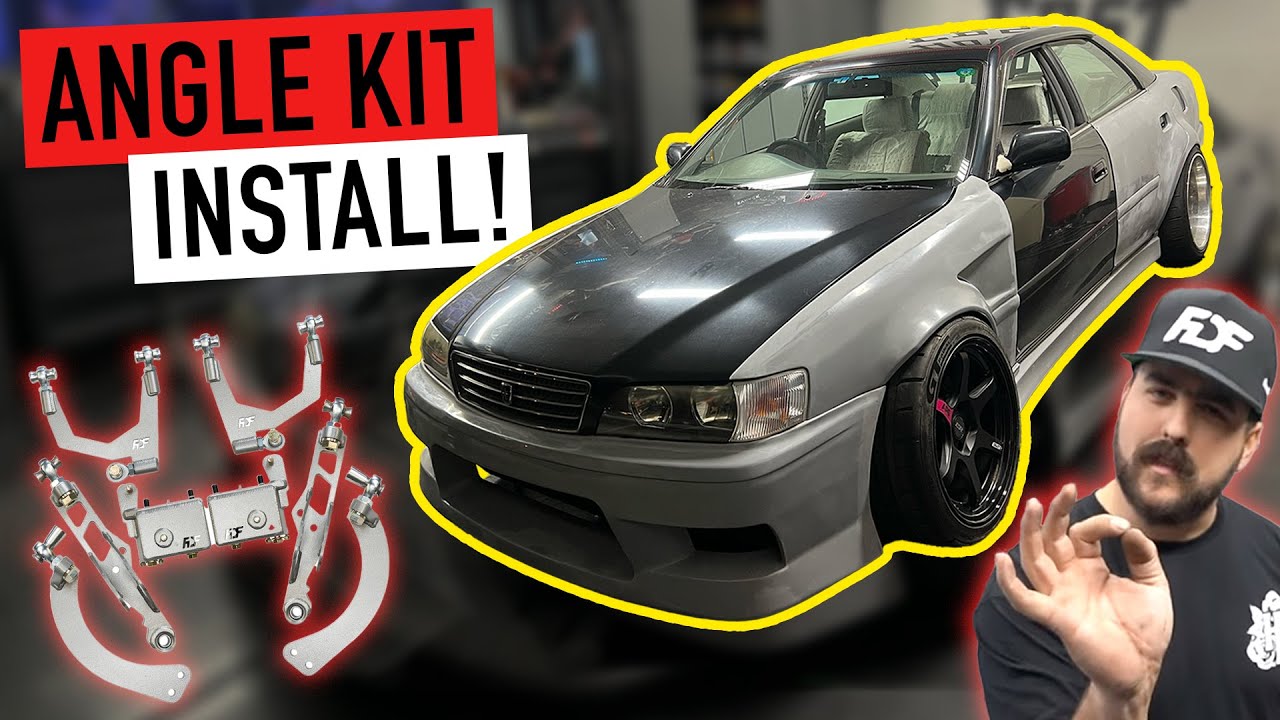 Dream JDM Chaser Gets the Sickest ANGLE KIT on the PLANET x FDF Angle Kit Install