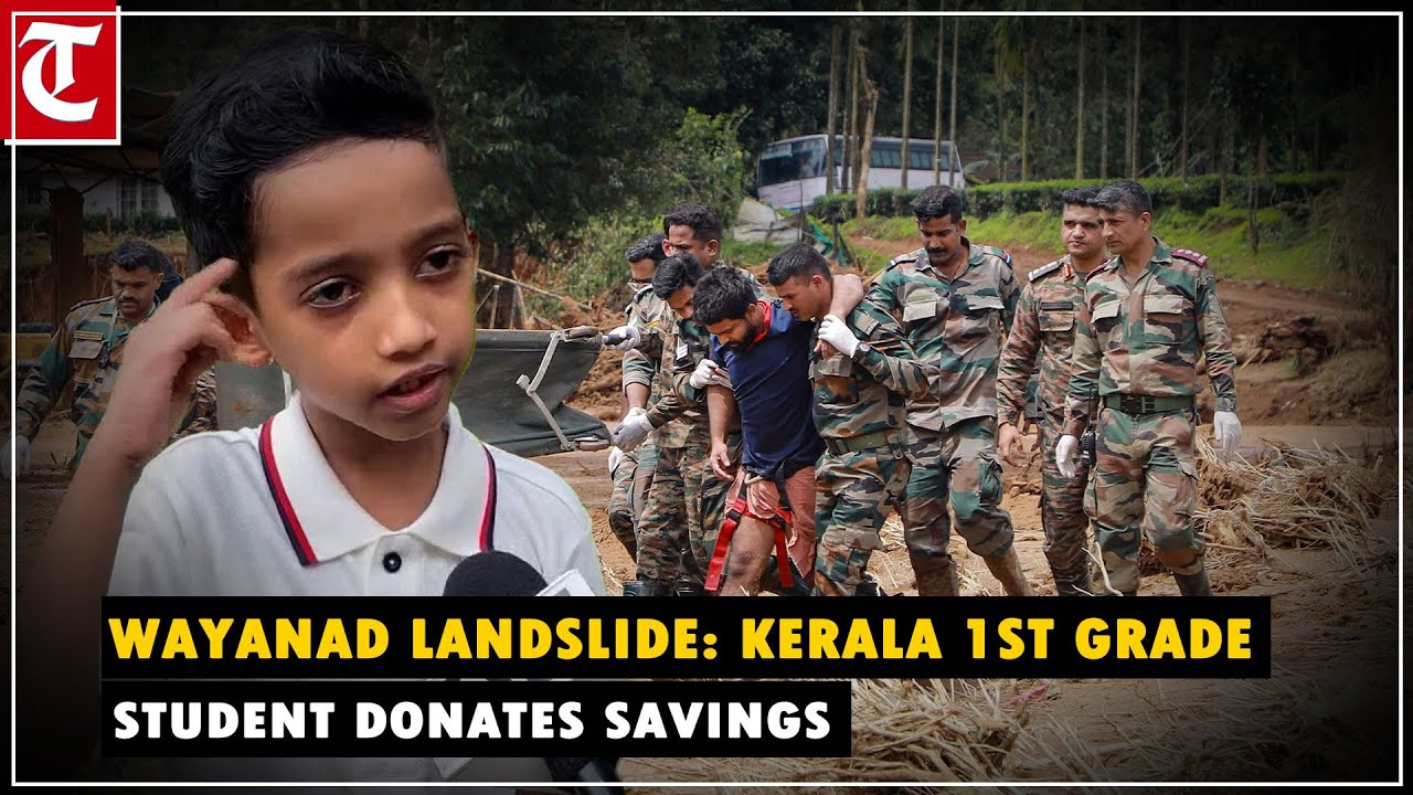 Wayanad landslide: Kerala 1st grade student sets example; donates piggy bank savings to help victims