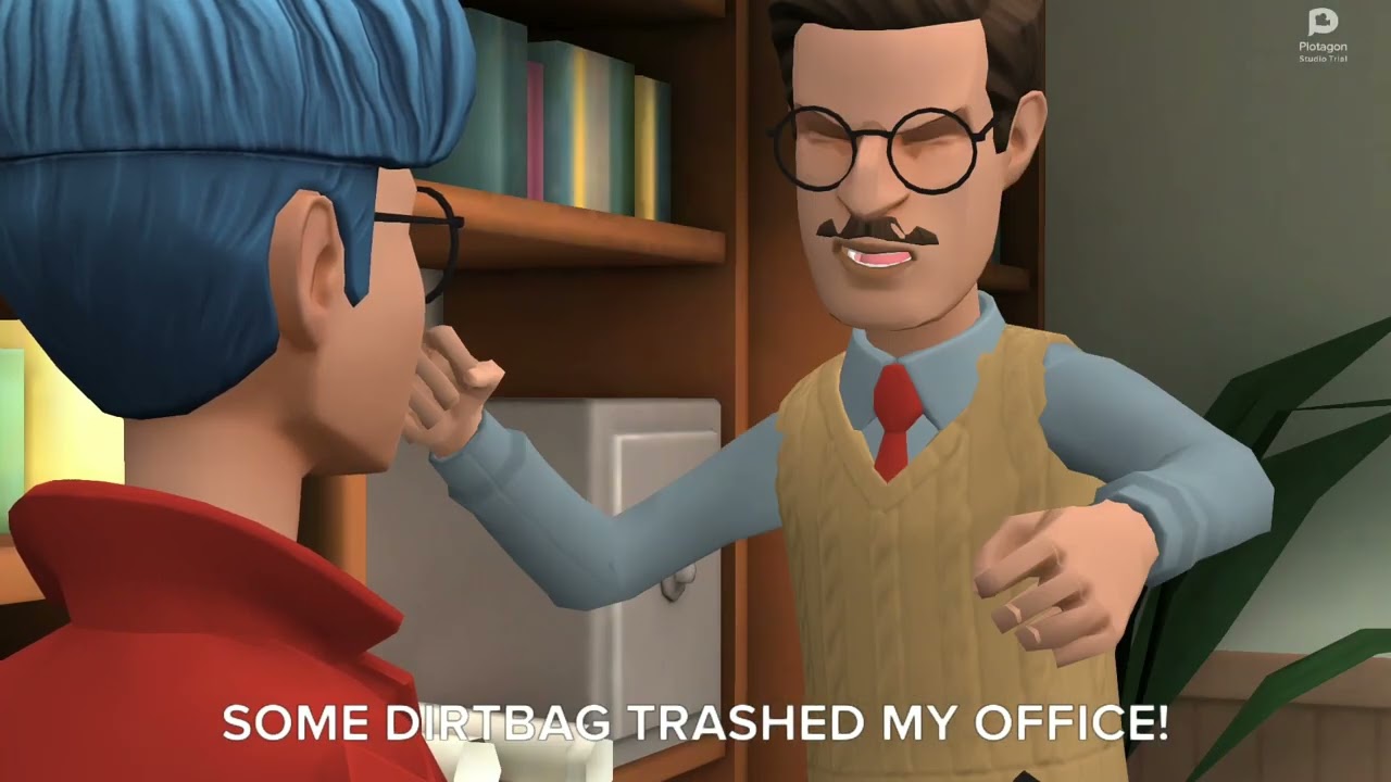 Peter trashes the principal's office/cops called/suspended/grounded