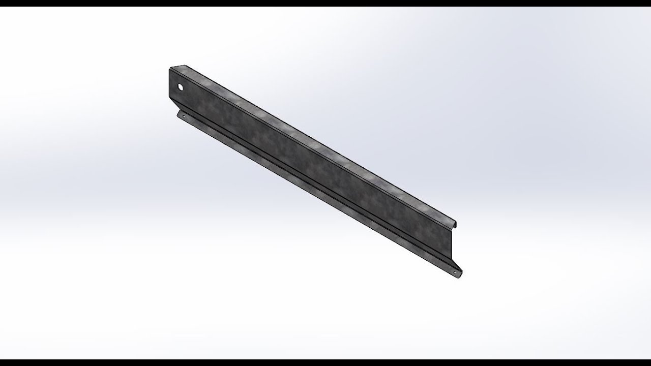 SolidWorks  | Sac Levha(SHEET METAL) Uygulamaları | 36