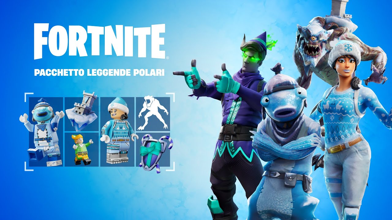 🔴 SHOPPO IL NUOVO PACCHETTO LEGGENDE POLARI - LIVE SU FORTNITE BATTAGLIA REALE