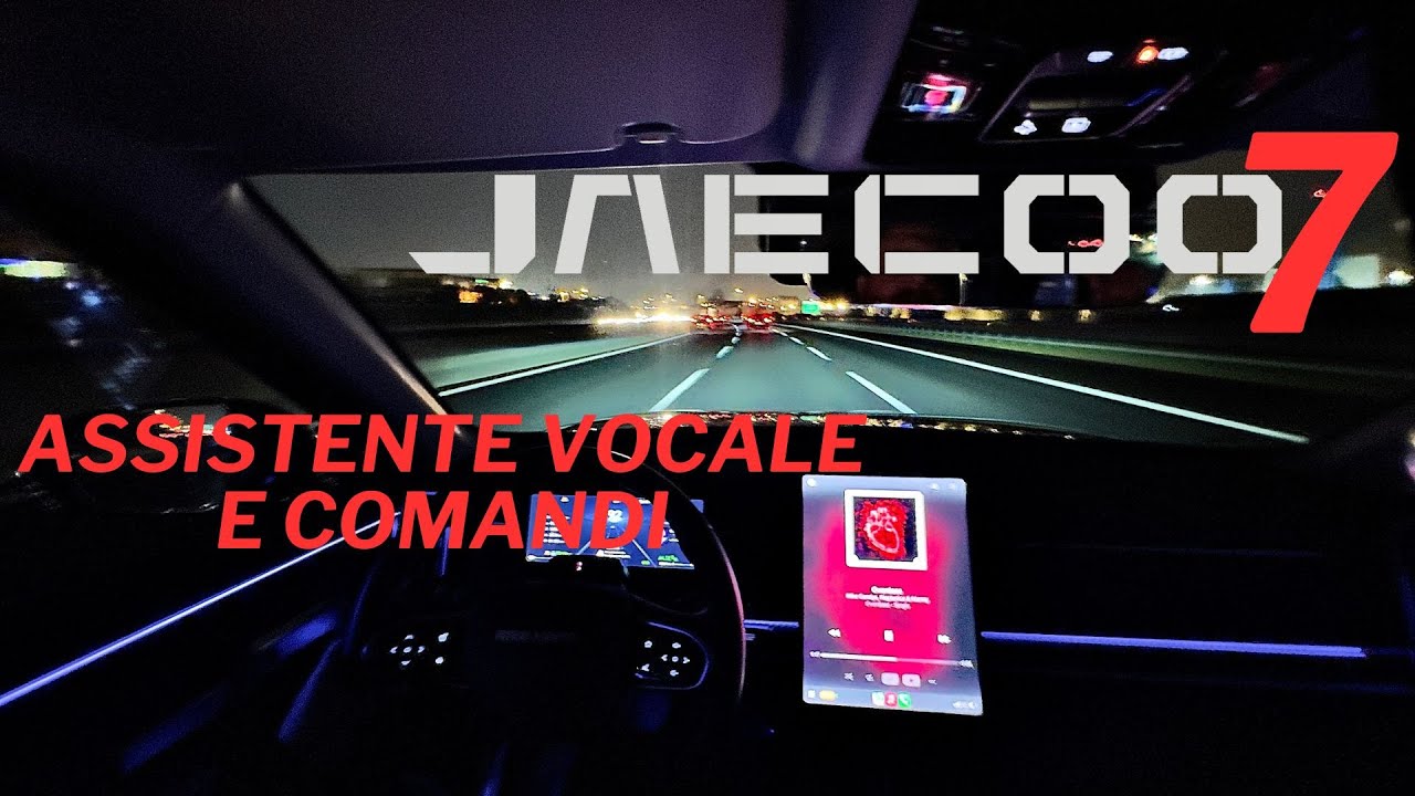 Jaecoo 7 - Assistente vocale e comandi