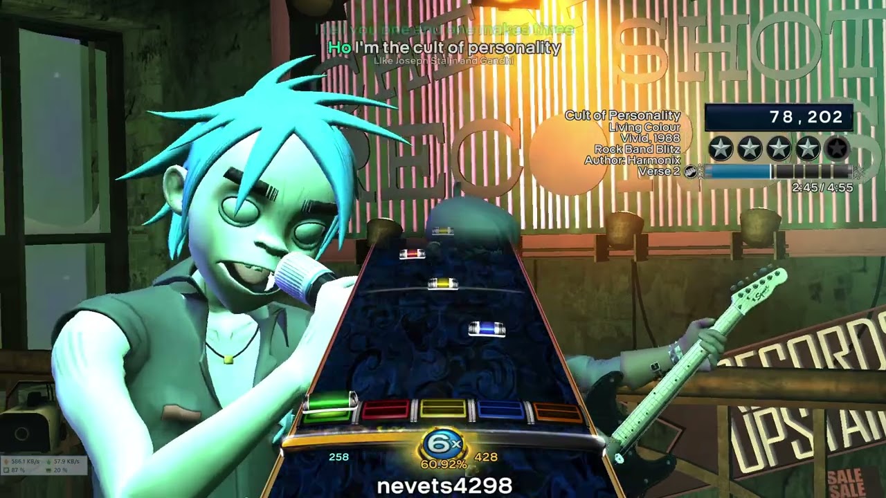 Cult Of Personality (1988) By Living Colour - Bass + The (Over)Hits Rock Band 3 Deluxe RPCS3
