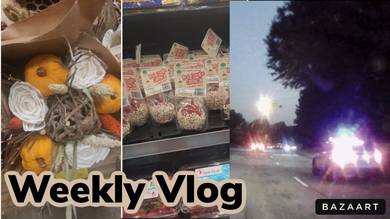 Vlog| Weekly Vlog| fall~the candy apple search ~police again ~hbcu