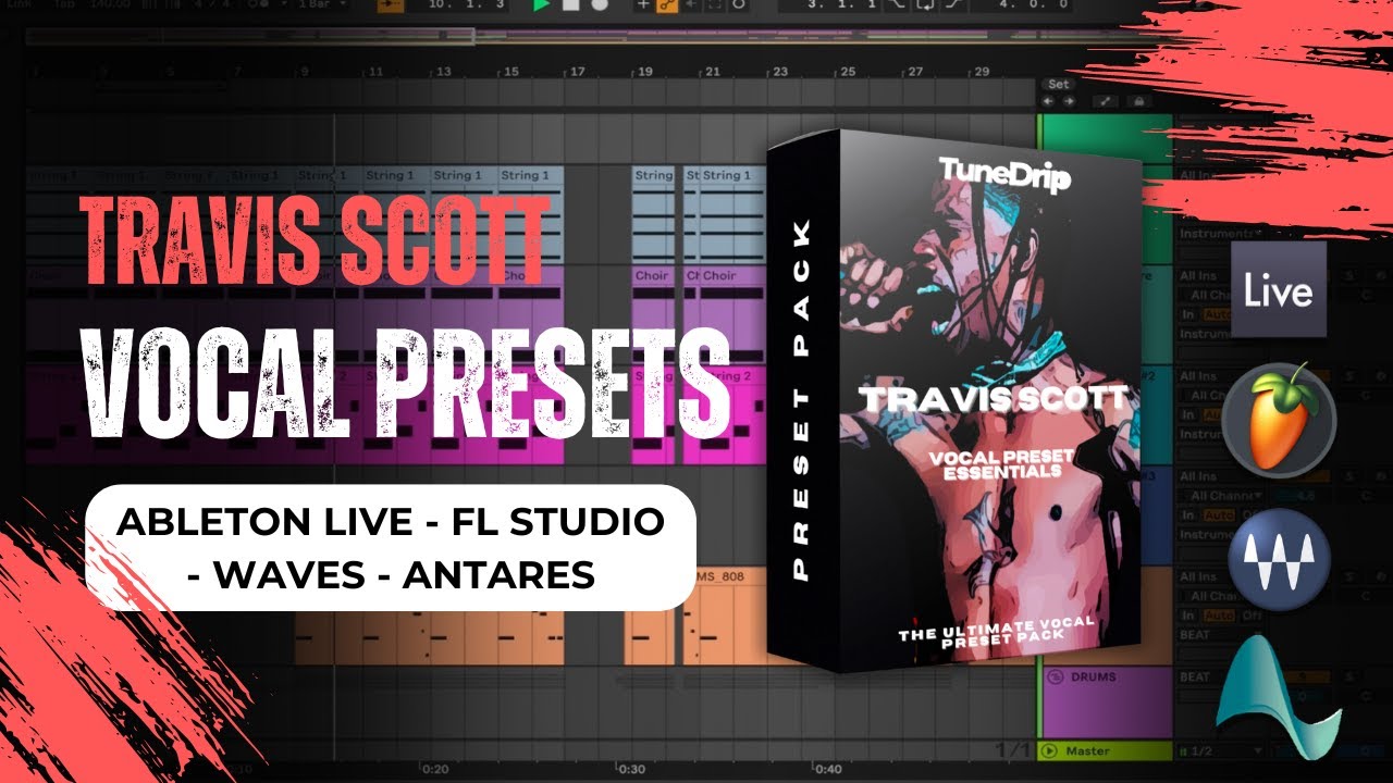 Travis Scott - Vocal Preset Essentials | Ableton, FL Studio, Logic, Pro Tools & More