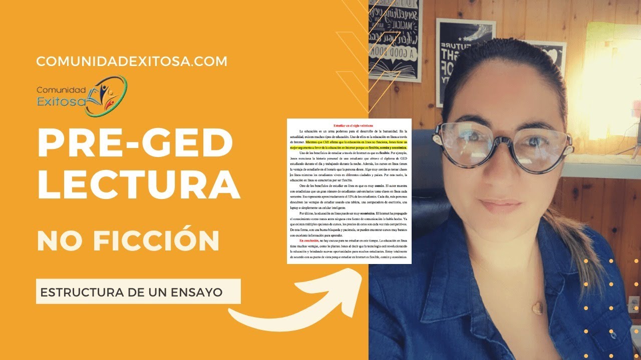 17-Lectura pre-GED: Estructura de un ensayo y anuncios