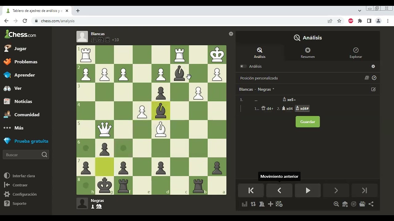 Jaque mate en 2 jugadas!!! ¿Eres capaz de resolver estos ejercicios? Video 73.