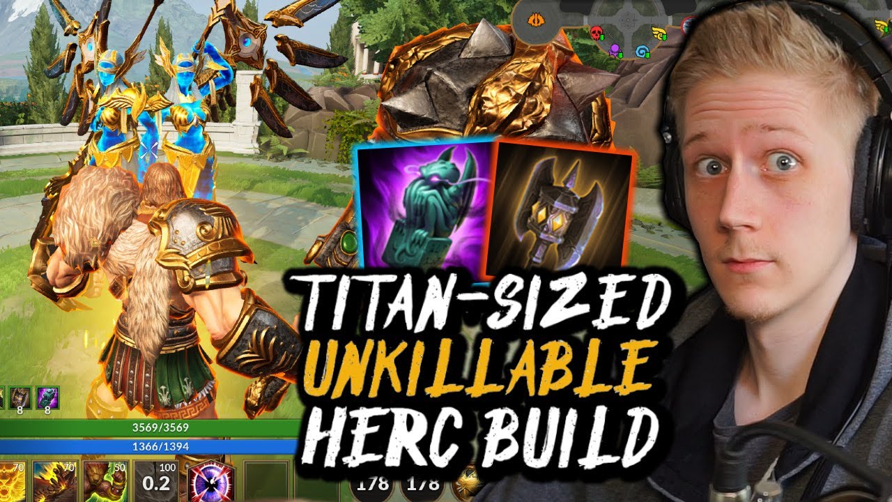 Unkillable TITAN-SIZED Hercules Build Is BROKEN In SMITE 2!