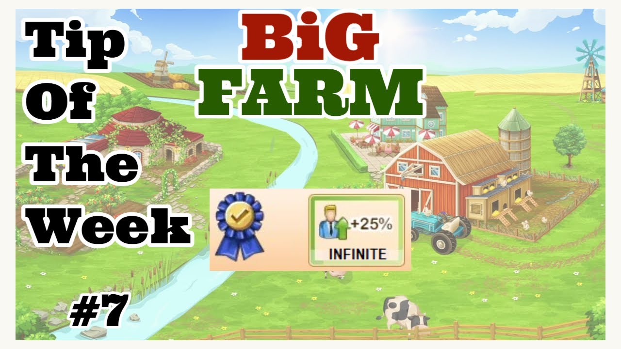 Infinite time RP booster! Tip of the Week #7   Big Farm Classic (browser version)