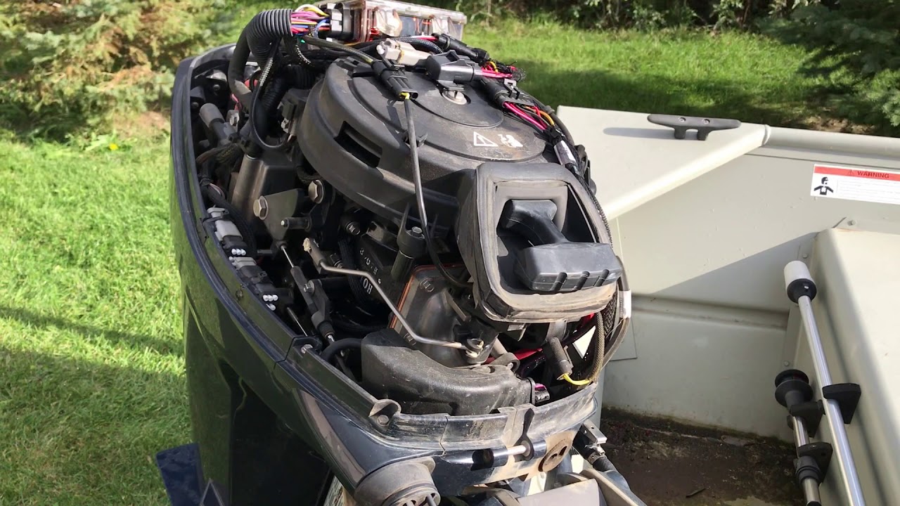 Winterizing a 25 Hp E-tec Tiller