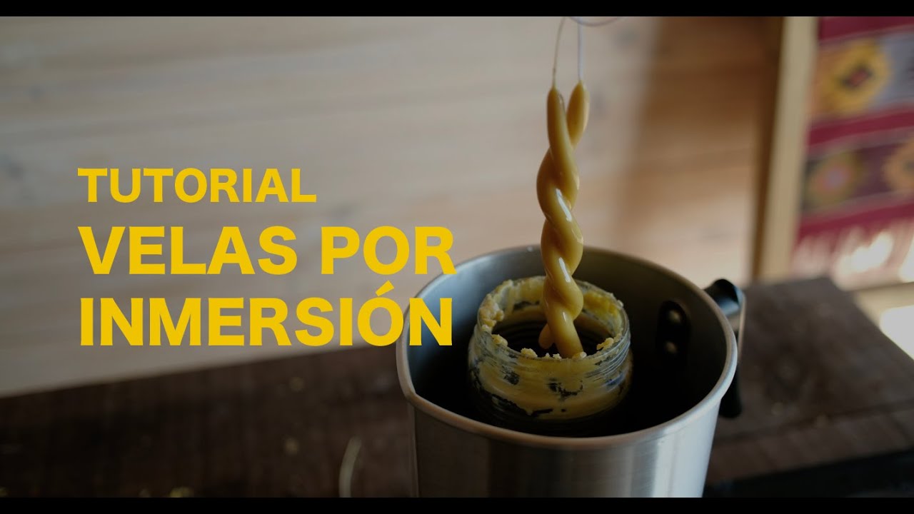 Cómo hacer velas por inmersión en tu casa