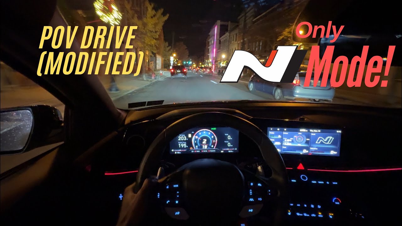 POV NIGHT DRIVE MODIFIED 2024 HYUNDAI ELANTRA N [ N MODE ONLY]