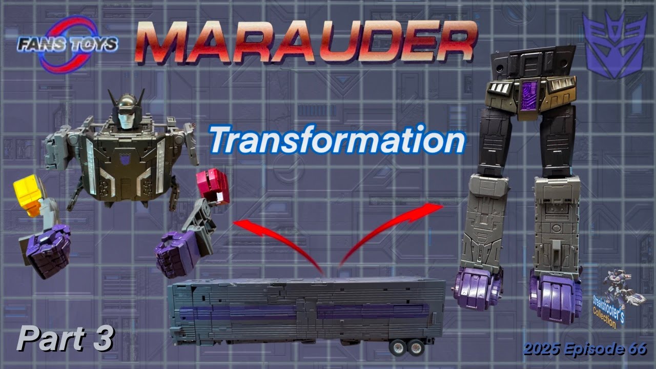 FansToys FT-31 Marauder Trailer / Container Transformation to Combined Parts