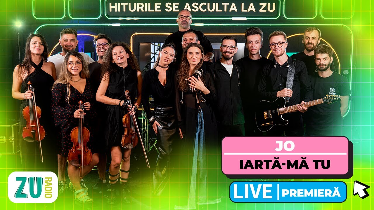 JO -  Iartă-mă tu #PREMIERĂ LIVE la Radio ZU
