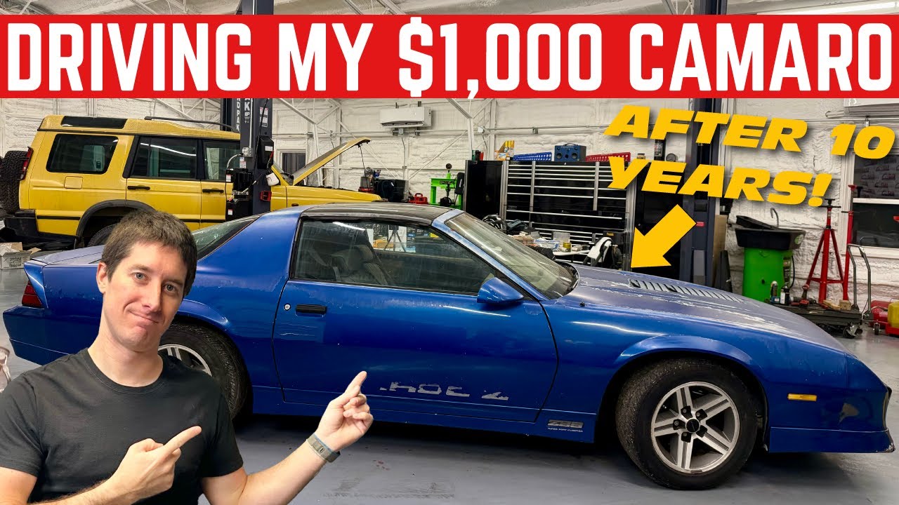 10 YEARS AGO MY IROC-Z CAMARO WAS ABANDONED... TODAY IT DRIVES AGAIN