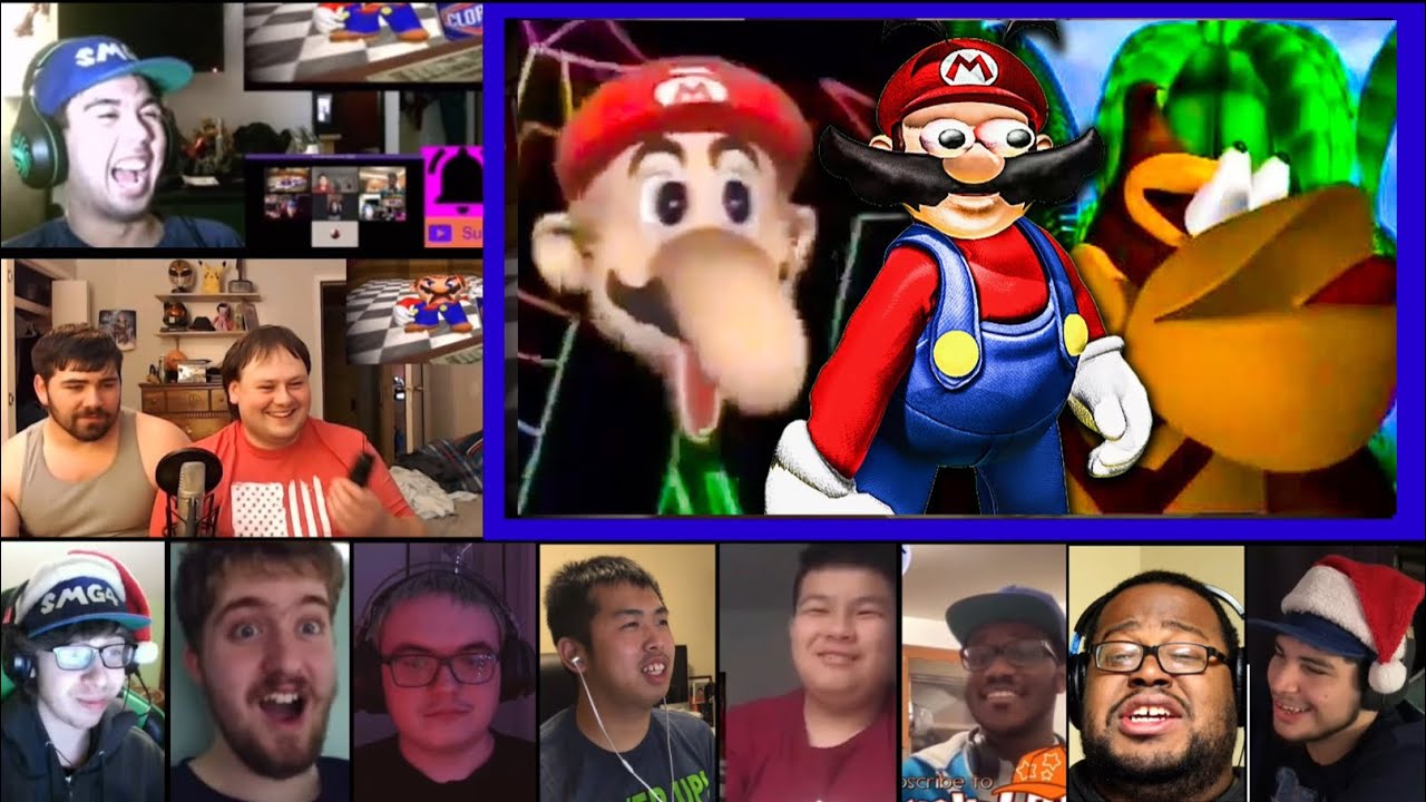 Mario Reacts To CURSED Nintendo Commercials Reaction Mashup